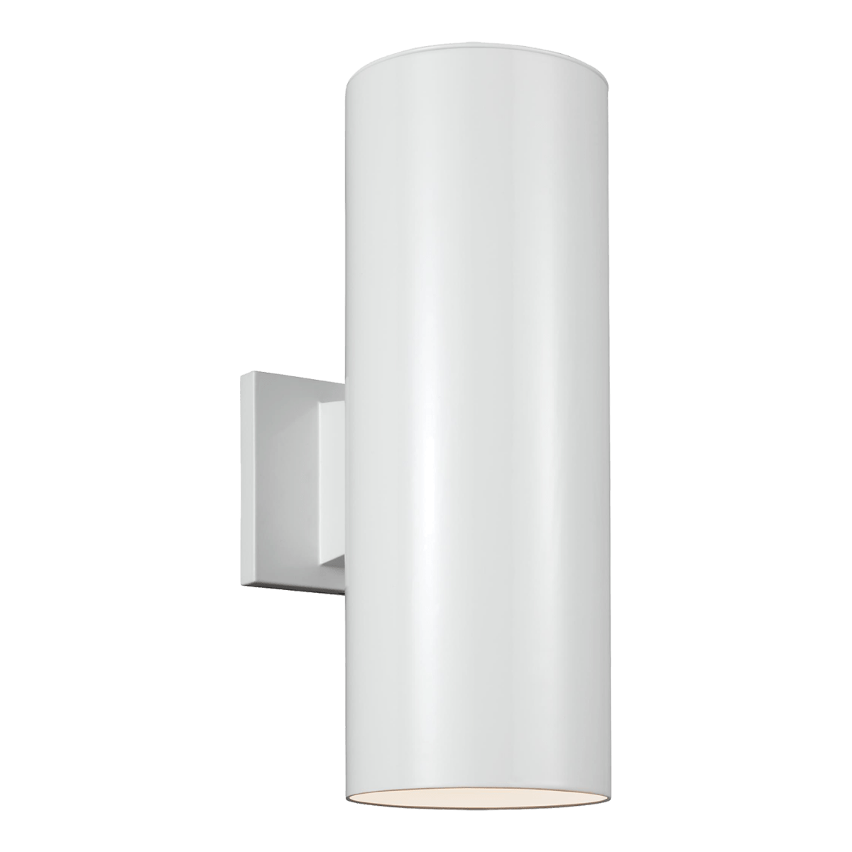 Murale extérieure S Outdoor Cylinders - Blanc Ampoules DEL incluses 14 1/4" by Visual Comfort Studio | Luminaires & cie