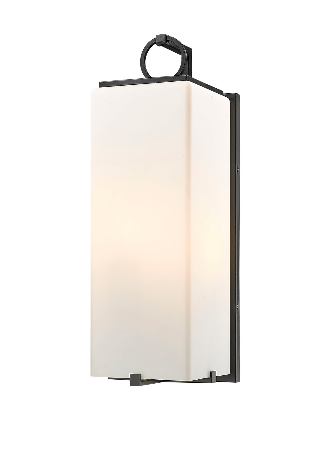Applique extérieure Sana Opale blanc, 8" – Z-Lite