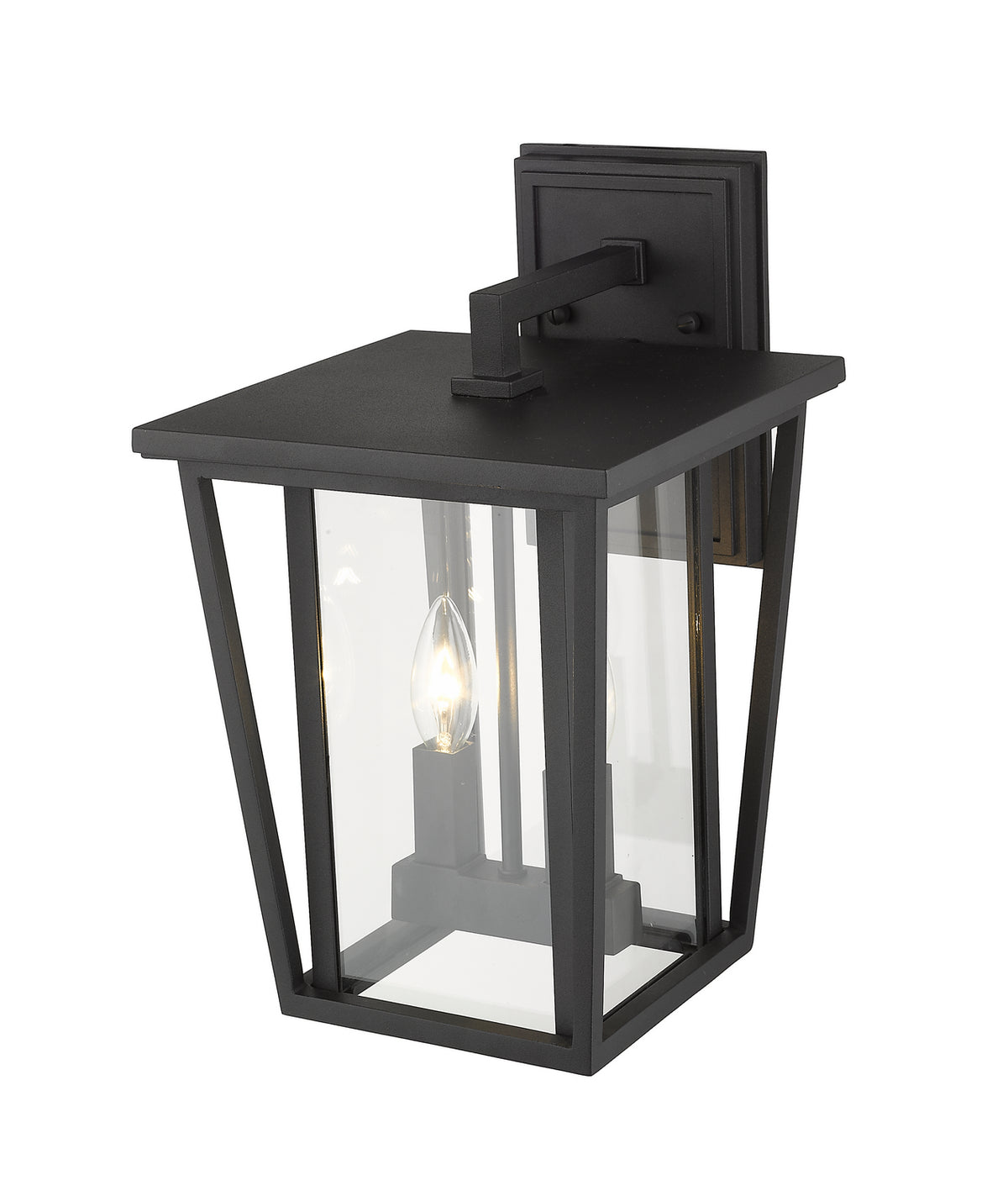 Lanterne murale extérieure Seoul Noir, 9 1/4" – vue 3