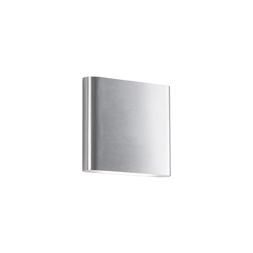 Murale extérieure Slate - Nickel brossé 6 1/8" Éclairage bi - directionnel by Kuzco Lighting | Luminaires & cie