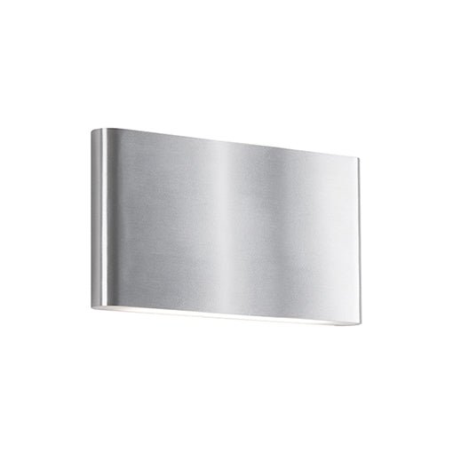 Murale extérieure Slate - Nickel brossé 9 7/8" Éclairage bi - directionnel by Kuzco Lighting | Luminaires & cie