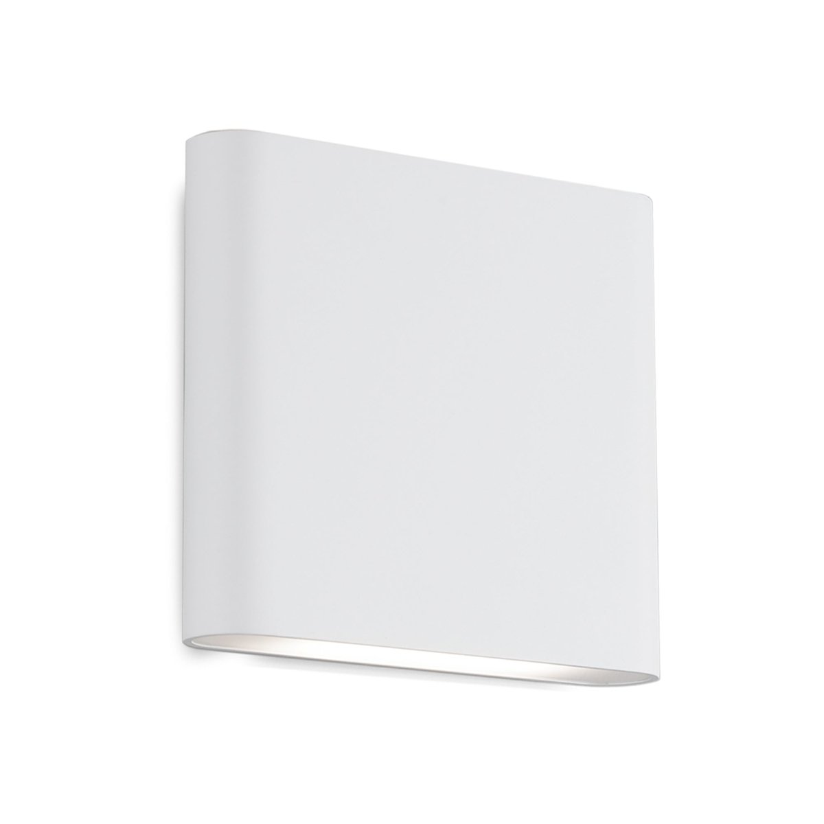 Murale extérieure Slate - Blanc 6 1/8" Éclairage 1 direction by Kuzco Lighting | Luminaires & cie