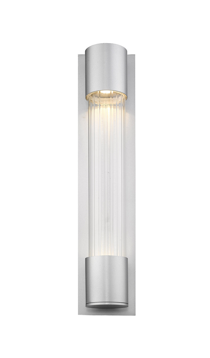 Applique extérieure Striate Argent, 24" – vue 2