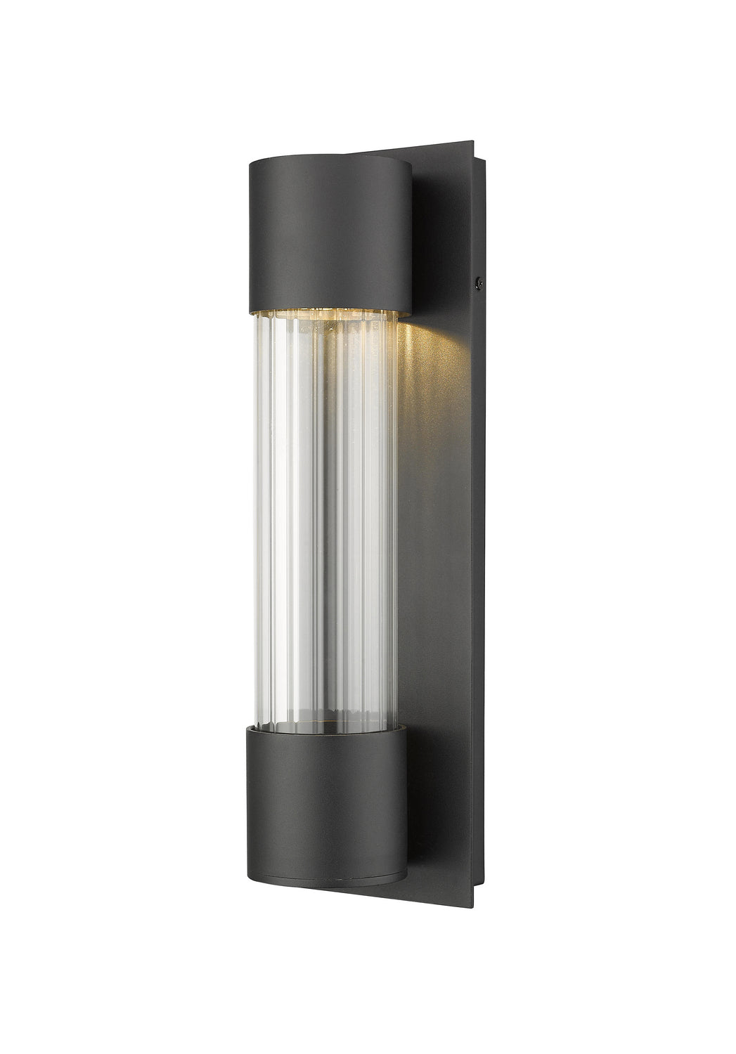 Applique extérieure Striate Noir, 17" – Z-Lite
