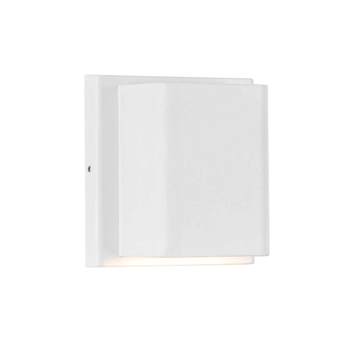 Murale extérieure Tolan - Blanc Éclairage 1 direction by Kuzco Lighting | Luminaires & cie