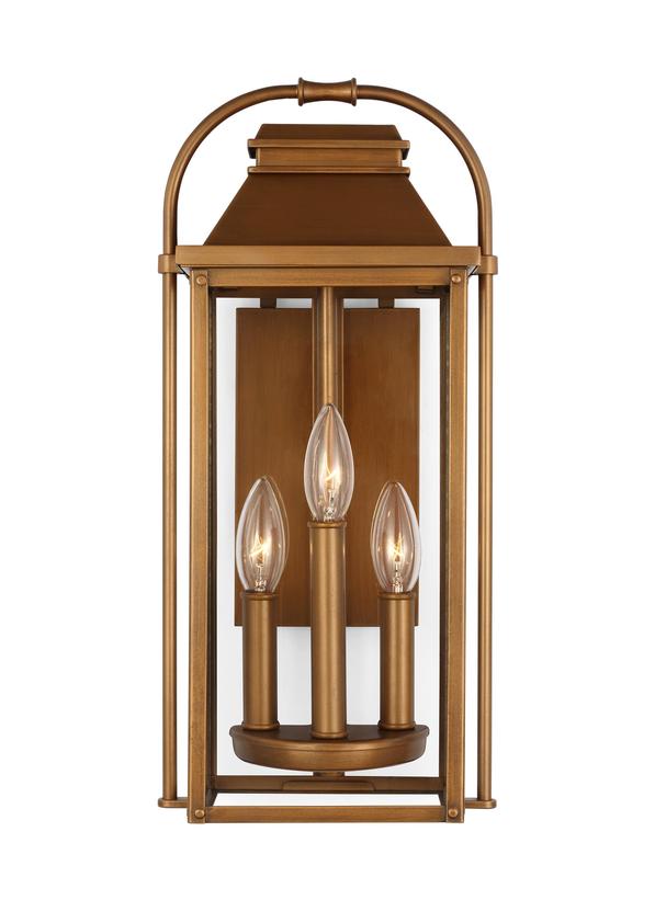 Murale extérieure Wellsworth - Cuivre naturel Verre clair 8 1/2" by Visual Comfort Studio | Luminaires & cie