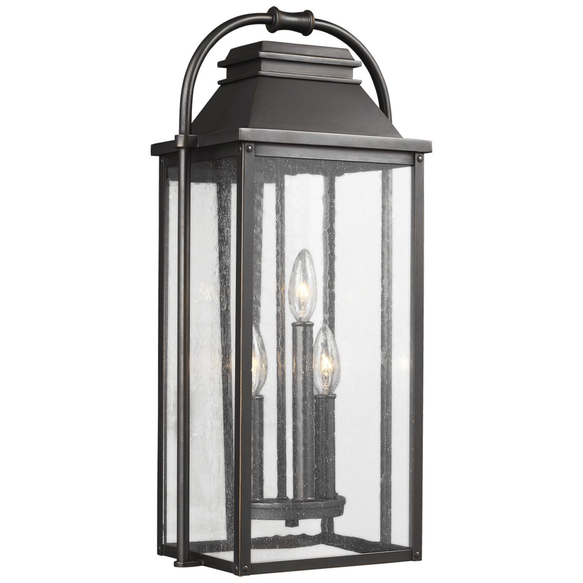 Murale extérieure Wellsworth - Bronze antique Verre clair 10 1/2" by Visual Comfort Studio | Luminaires & cie