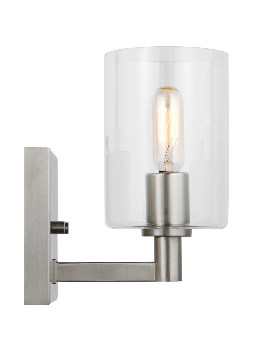 Murale Fullton - Nickel brossé Ampoules non - incluses by Visual Comfort Studio | Luminaires & cie