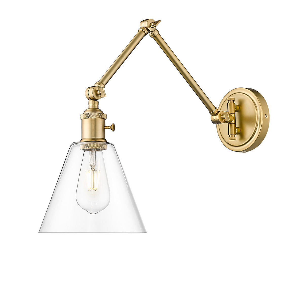 Applique murale Gayson Or moderne, Transparent – Z-Lite