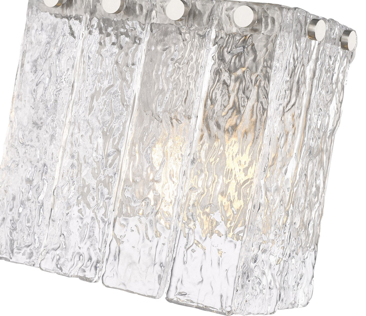 Applique murale Glacier Nickel brossé, 7 3/4" – vue 5