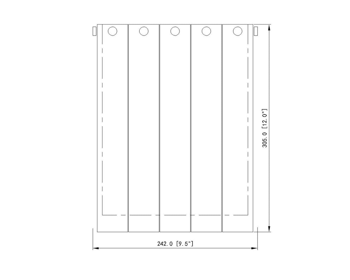 Applique murale Glacier Noir mat, 9 1/2" – vue 6