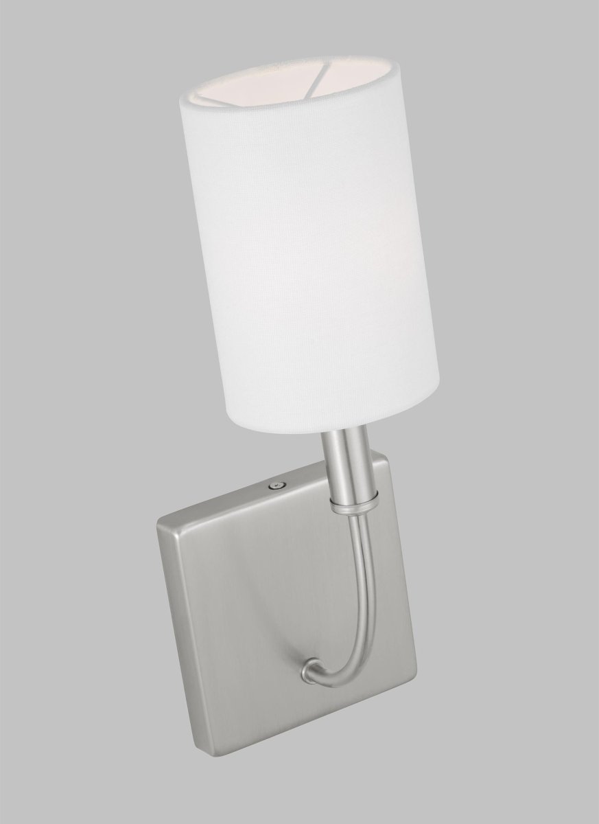 Murale Greenwich - Nickel brossé Ampoules DEL incluses by Visual Comfort Studio | Luminaires & cie