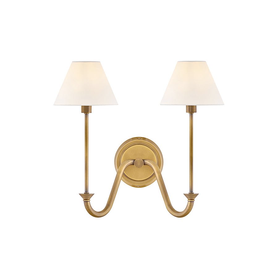 Murale Greta - Laiton patrimonial 16" by Hinkley | Luminaires & cie