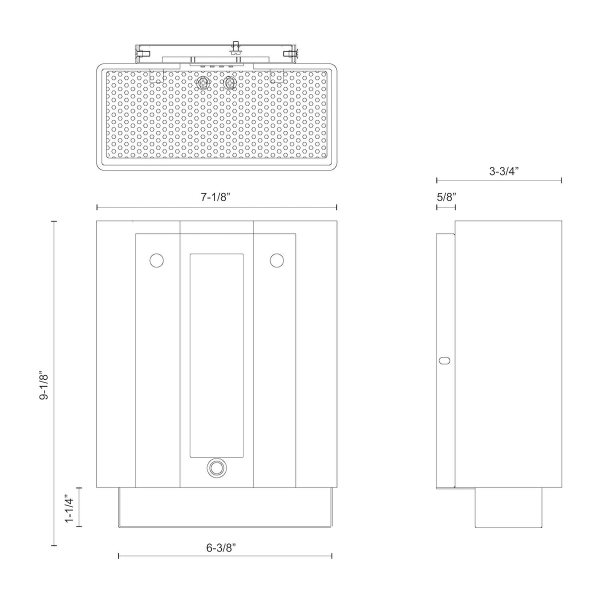 Applique murale Hounslow Nickel brossé – vue 3