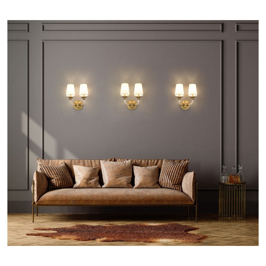 Murale Katerina - Laiton frotté 11 1/2" by Z - Lite | Luminaires & cie