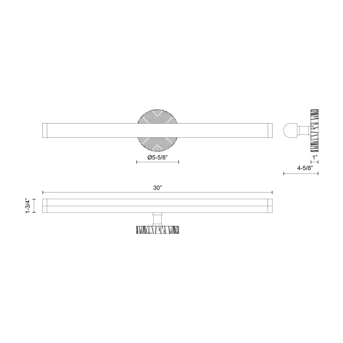 Murale Kensington - Bronze urbain 30" by Alora Lighting | Luminaires & cie