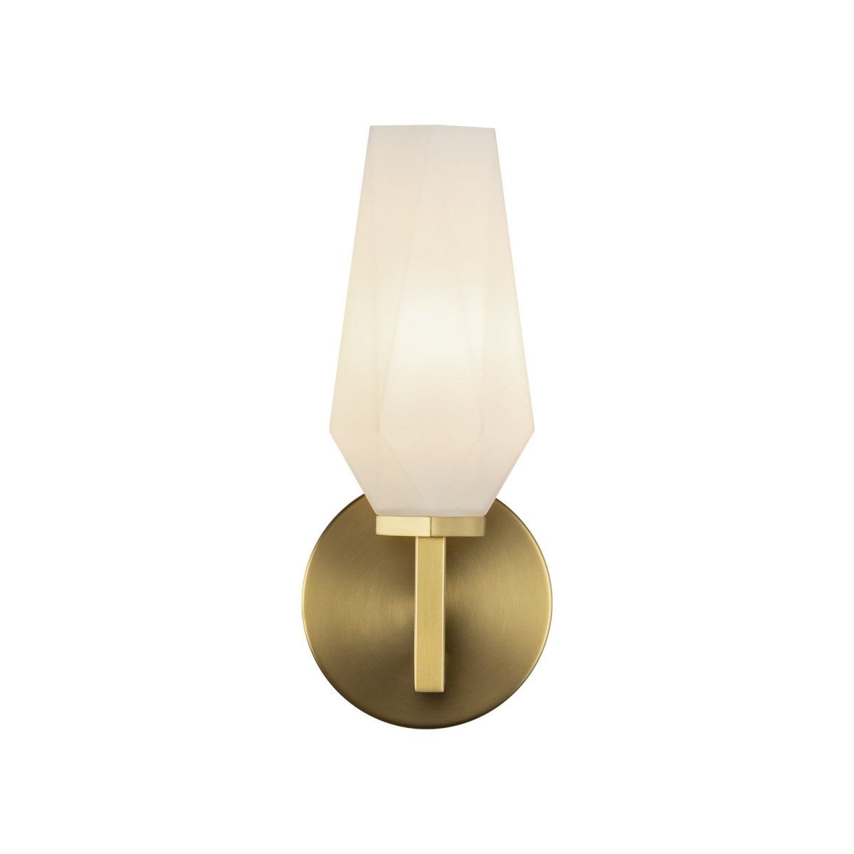 Murale Krysta - Gold - or / Verre d'Opale 10 3/4" by Alora Lighting | Luminaires & cie