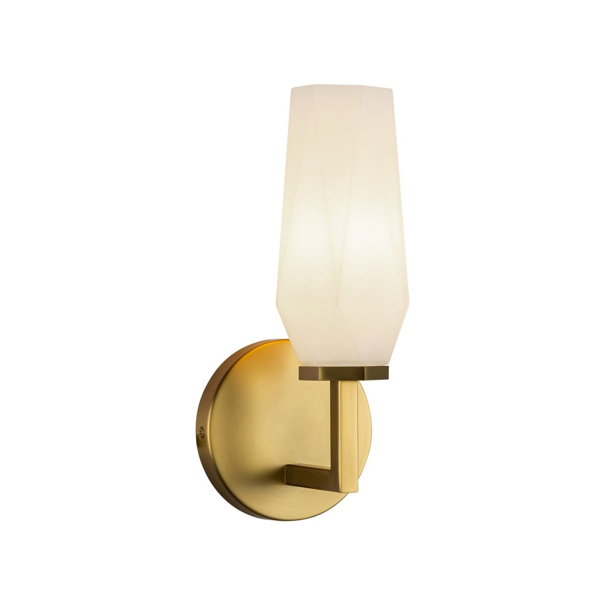 Murale Krysta - Gold - or / Verre d'Opale 10 3/4" by Alora Lighting | Luminaires & cie