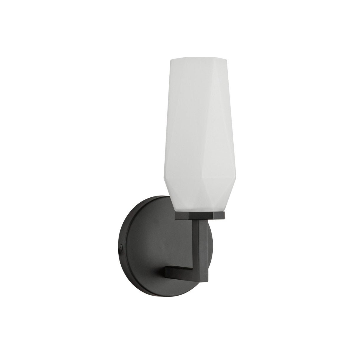 Murale Krysta - Verre noir / opale mat 10 3/4" by Alora Lighting | Luminaires & cie