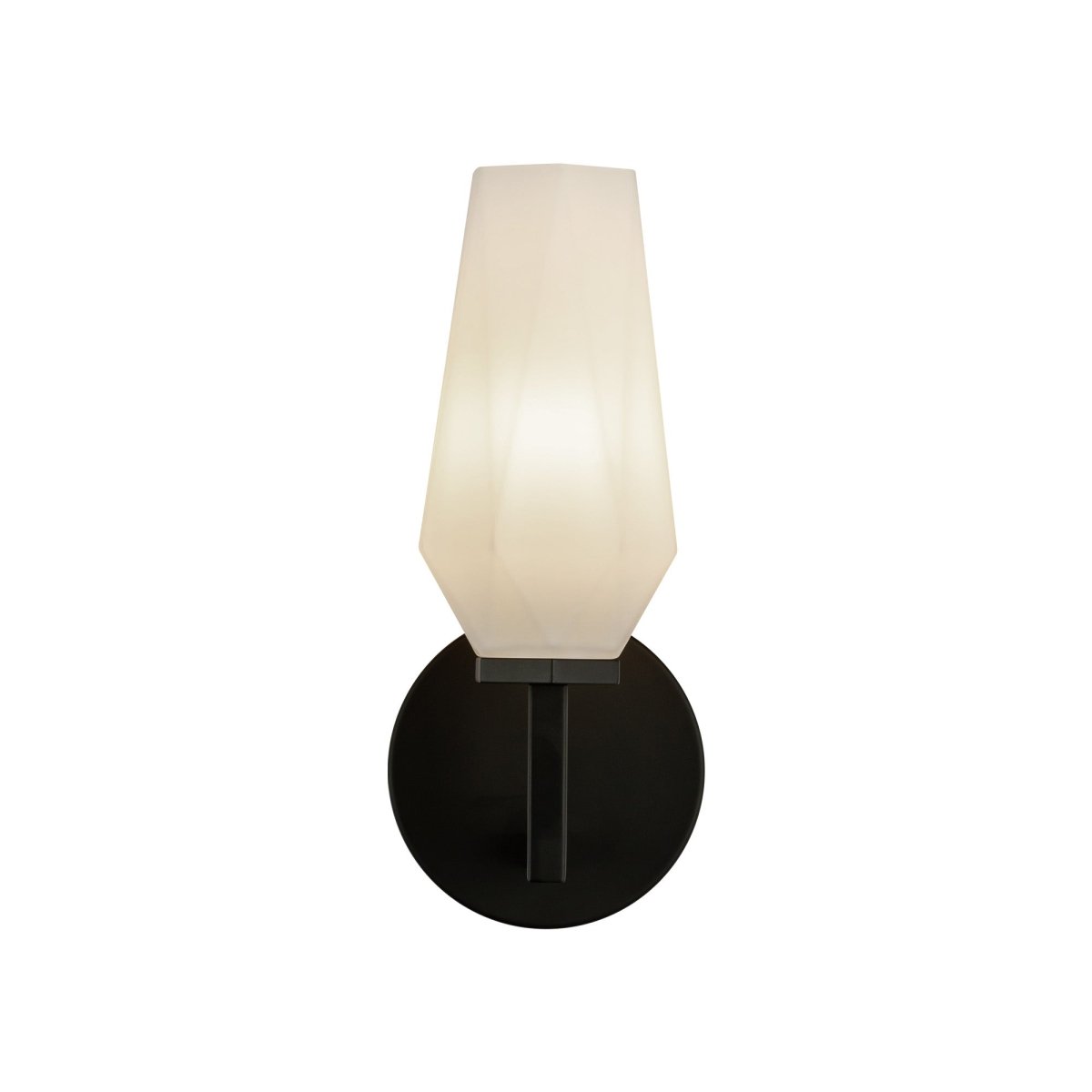 Murale Krysta - Verre noir / opale mat 10 3/4" by Alora Lighting | Luminaires & cie