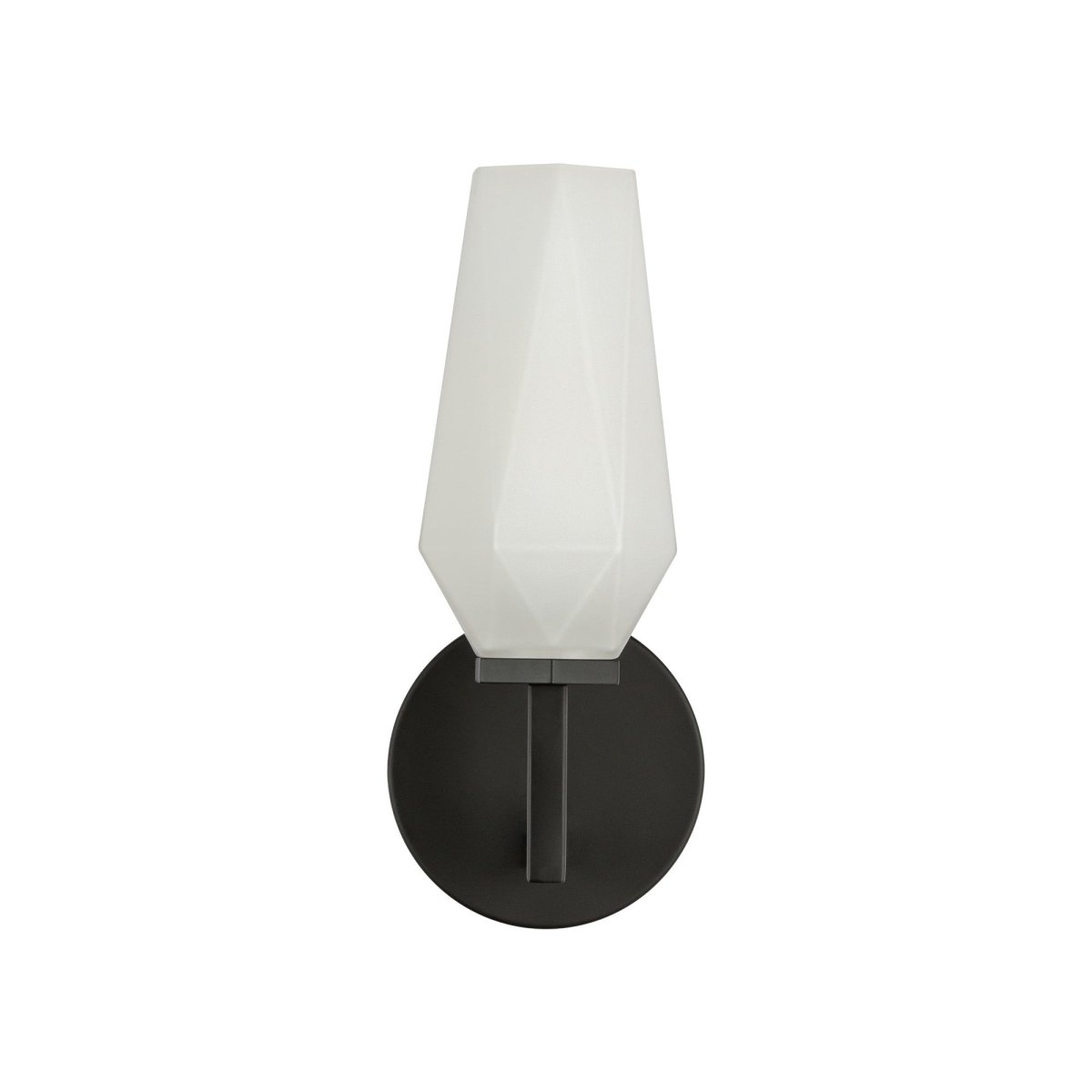 Murale Krysta - Verre noir / opale mat 10 3/4" by Alora Lighting | Luminaires & cie