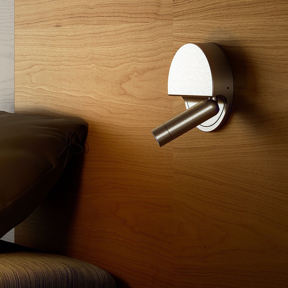 Murale Ledtube R - Blanc Droite by Marset | Luminaires & cie