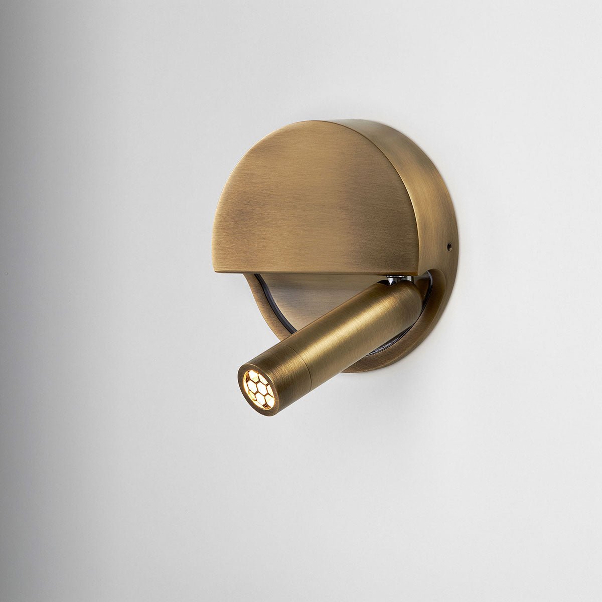 Murale Ledtube R - Bronze Gauche by Marset | Luminaires & cie