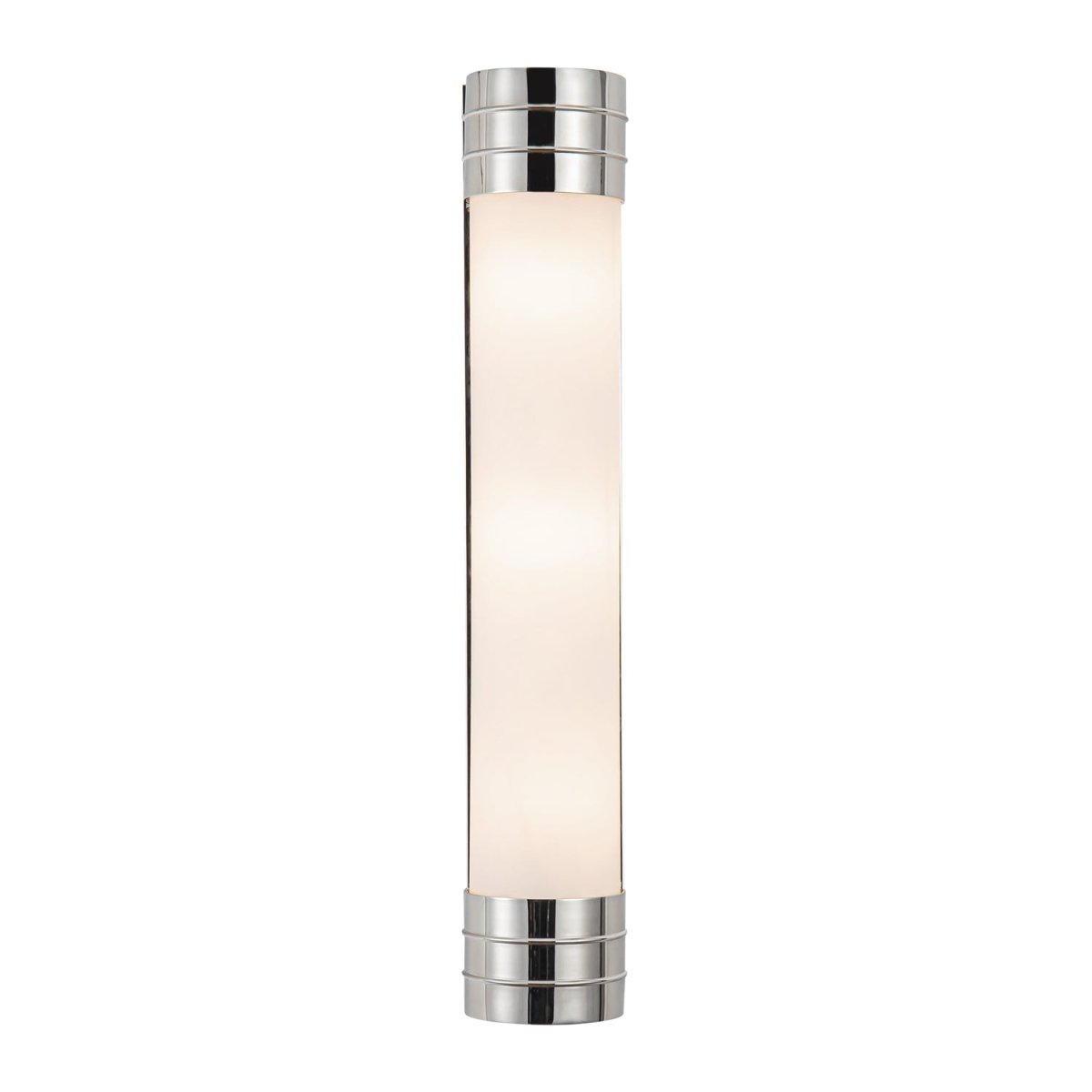 Murale linéaire Willard - Nickel poli Verre d'opale brillante 24 1/8" by Alora Lighting | Luminaires & cie