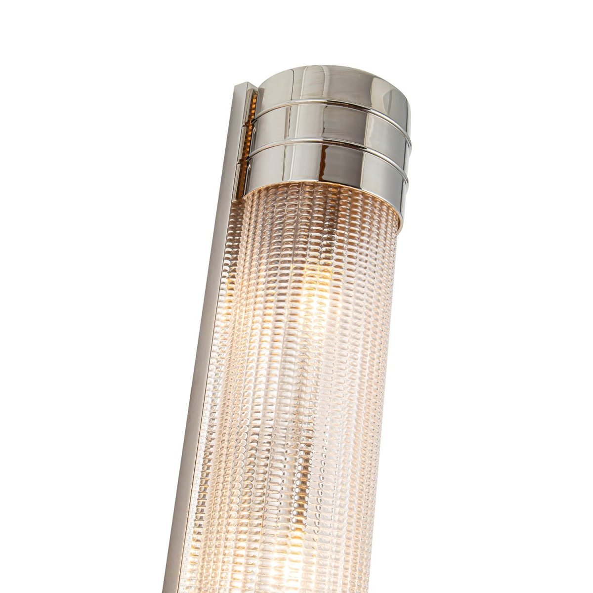 Murale linéaire Willard - Nickel poli Verre prismatique 24 1/8" by Alora Lighting | Luminaires & cie