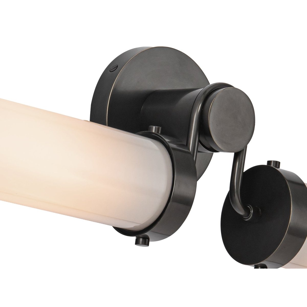 Murale linéaire Wynwood - Bronze urbain / opale brillante by Alora Lighting | Luminaires & cie