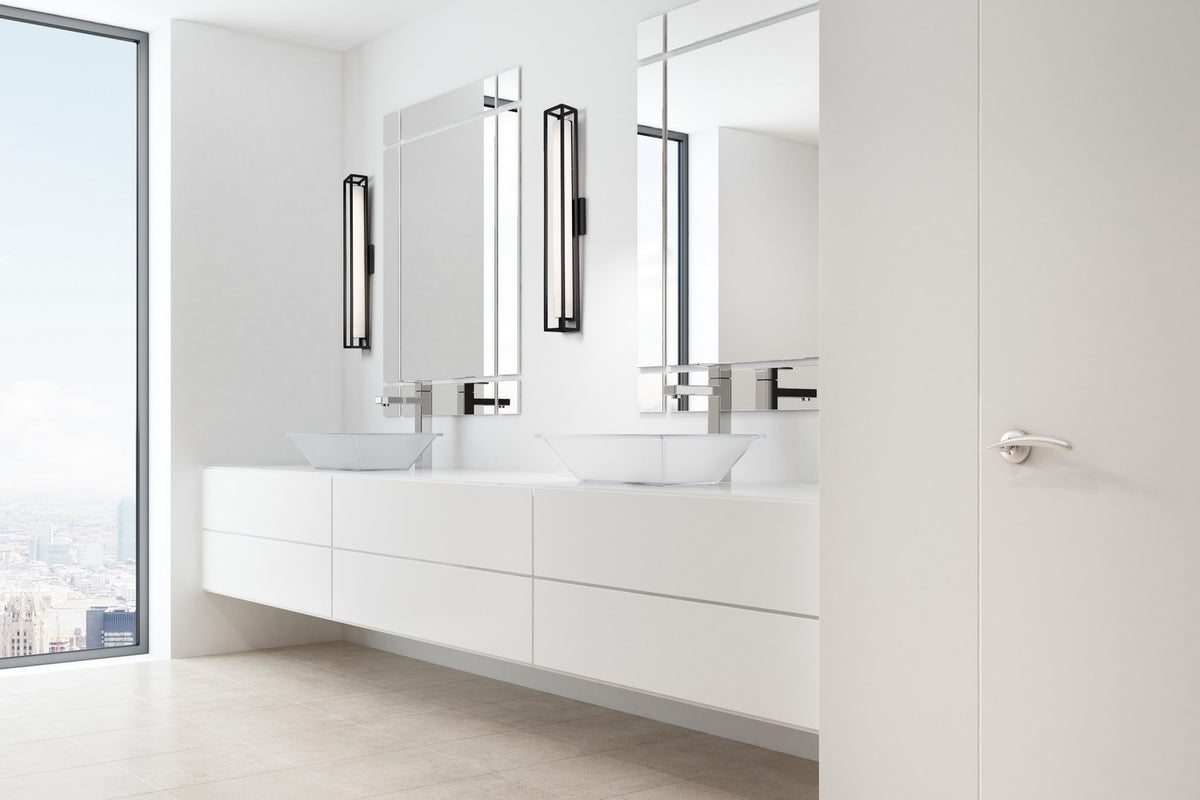 Barre d'éclairage de salle de bain Lochwood Noir, 27" – vue 2
