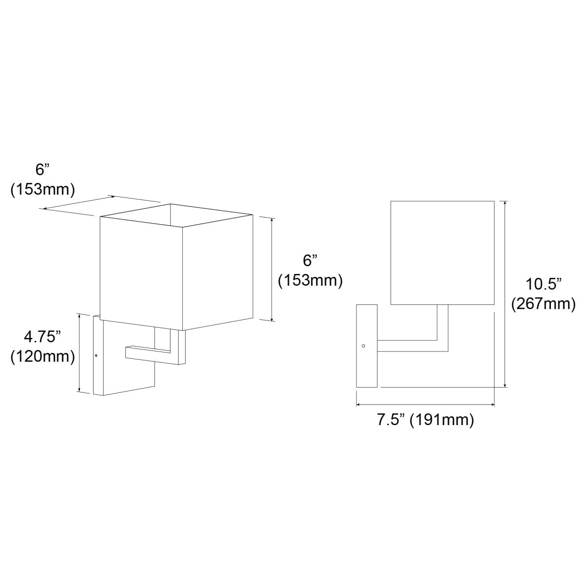 Murale Lucas - Chrome poli Blanc by Dainolite | Luminaires & cie
