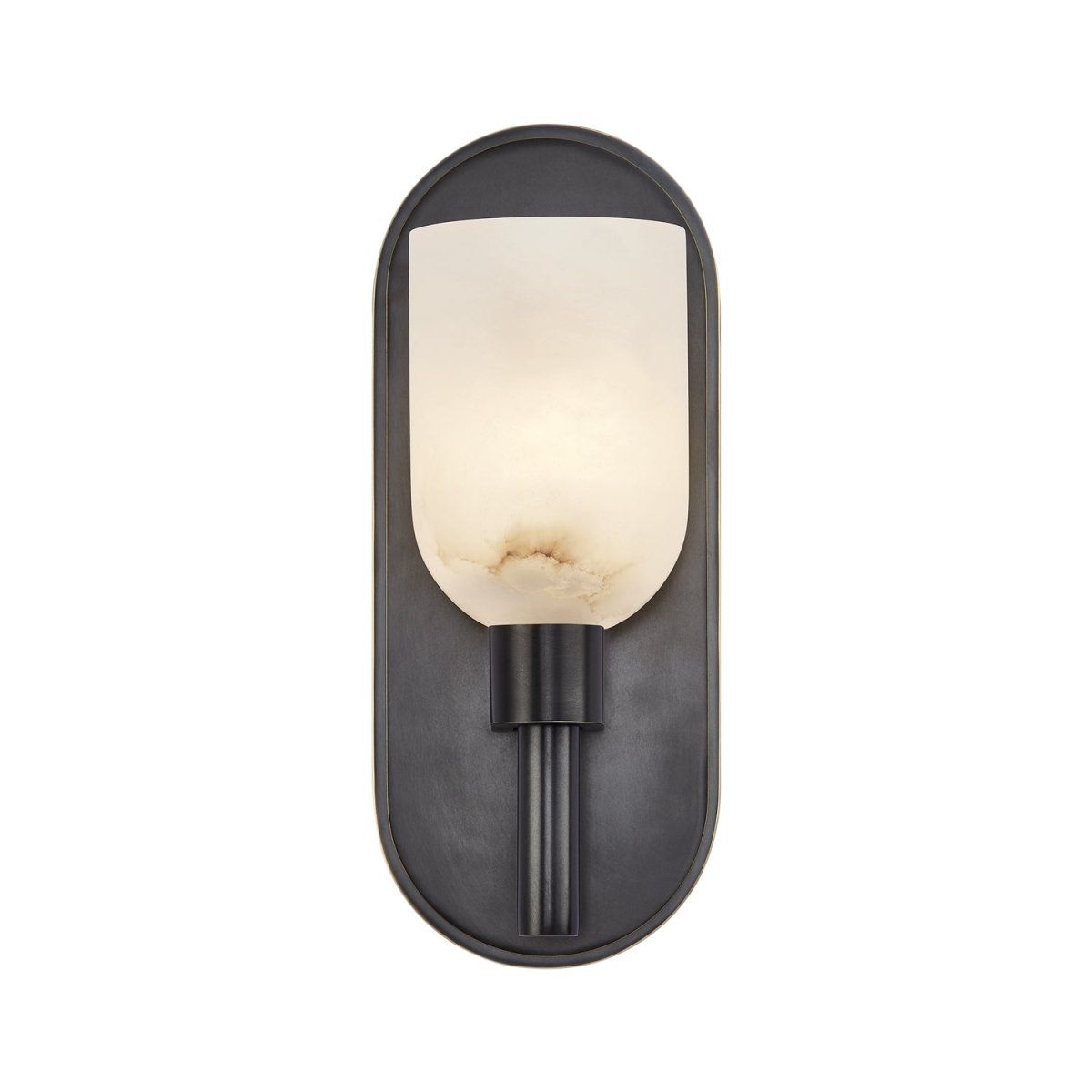 Murale Lucian - Bronze / Albâtre urbain 9" by Alora Lighting | Luminaires & cie