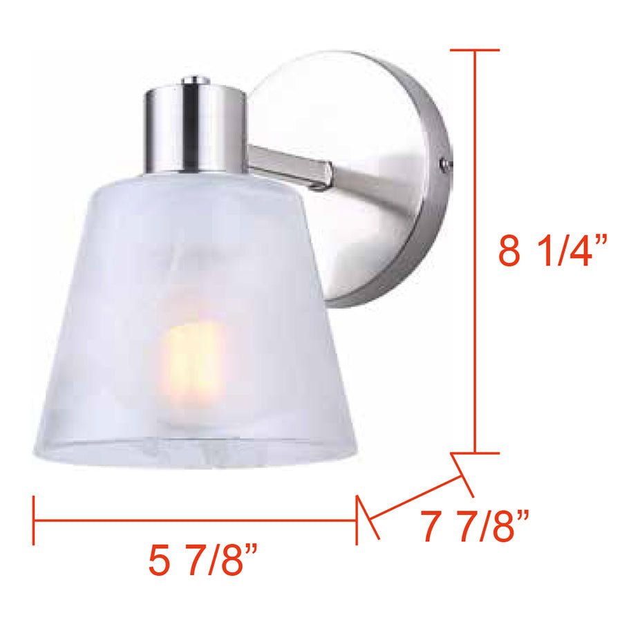 Murale Luelle - Nickel brossé by Canarm | Luminaires & cie