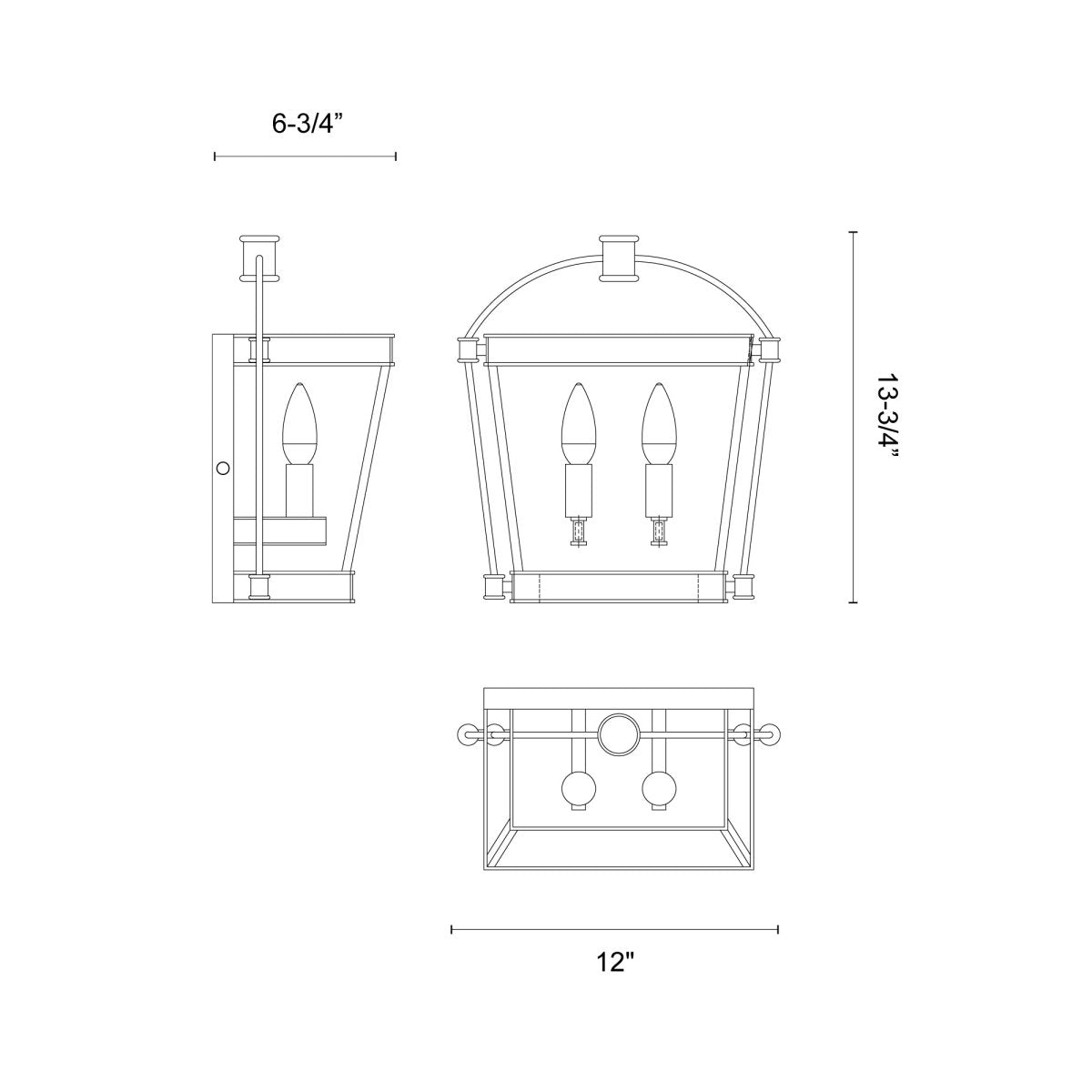 Murale Manor - Bronze urbain by Alora Lighting | Luminaires & cie