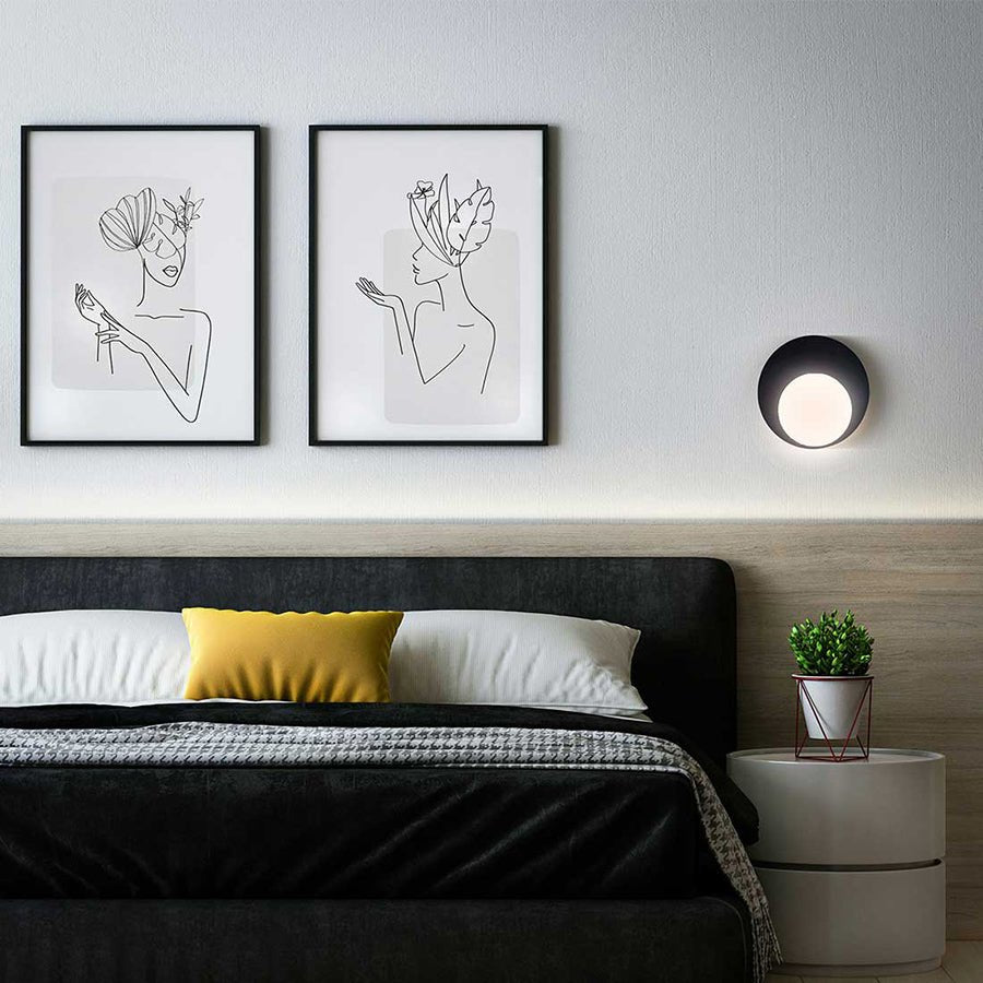 Murale Mesa - Noir mat by Canarm | Luminaires & cie