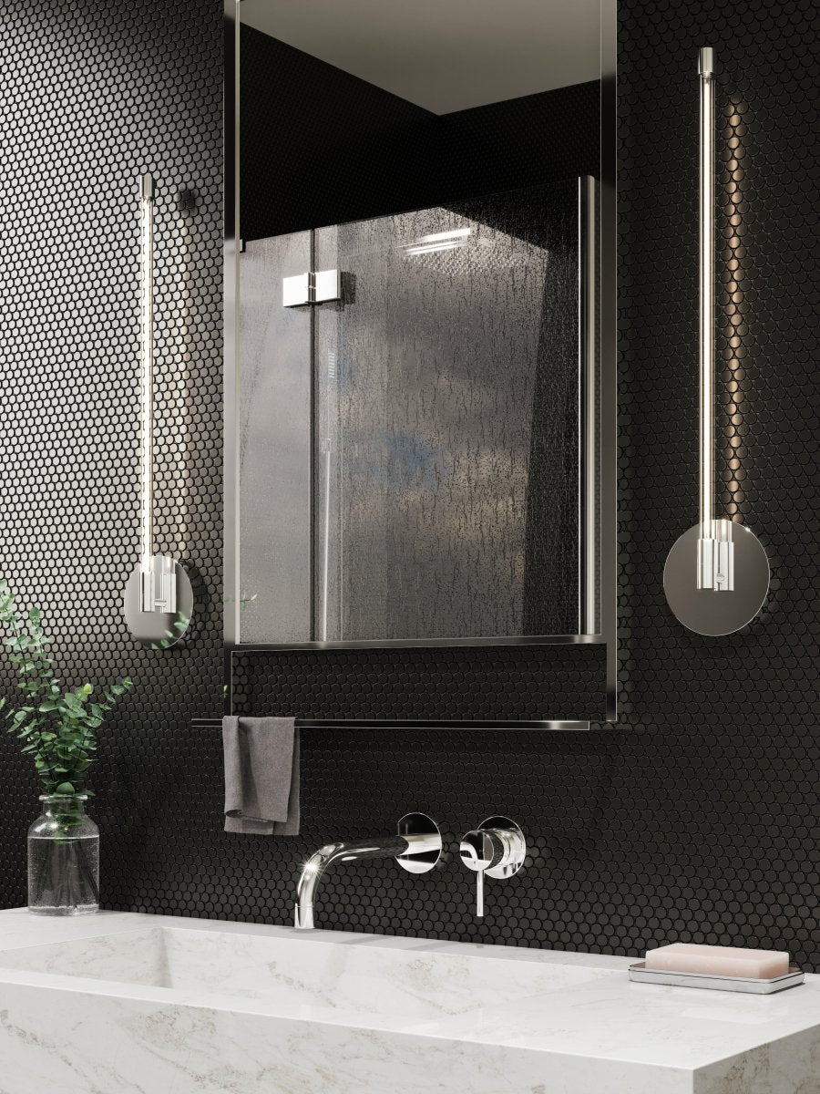 Murale Motif - Chrome 22 1/2" by Kuzco Lighting | Luminaires & cie