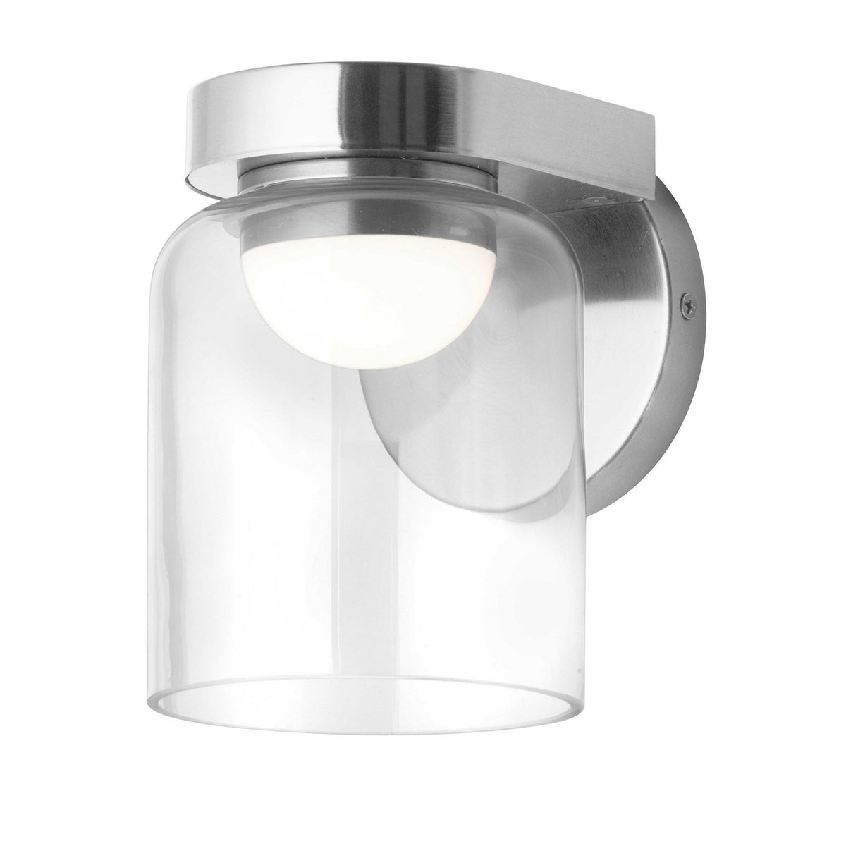 Applique murale Nadine nombre ampoules 1, Transparent / Chrome poli – vue 2