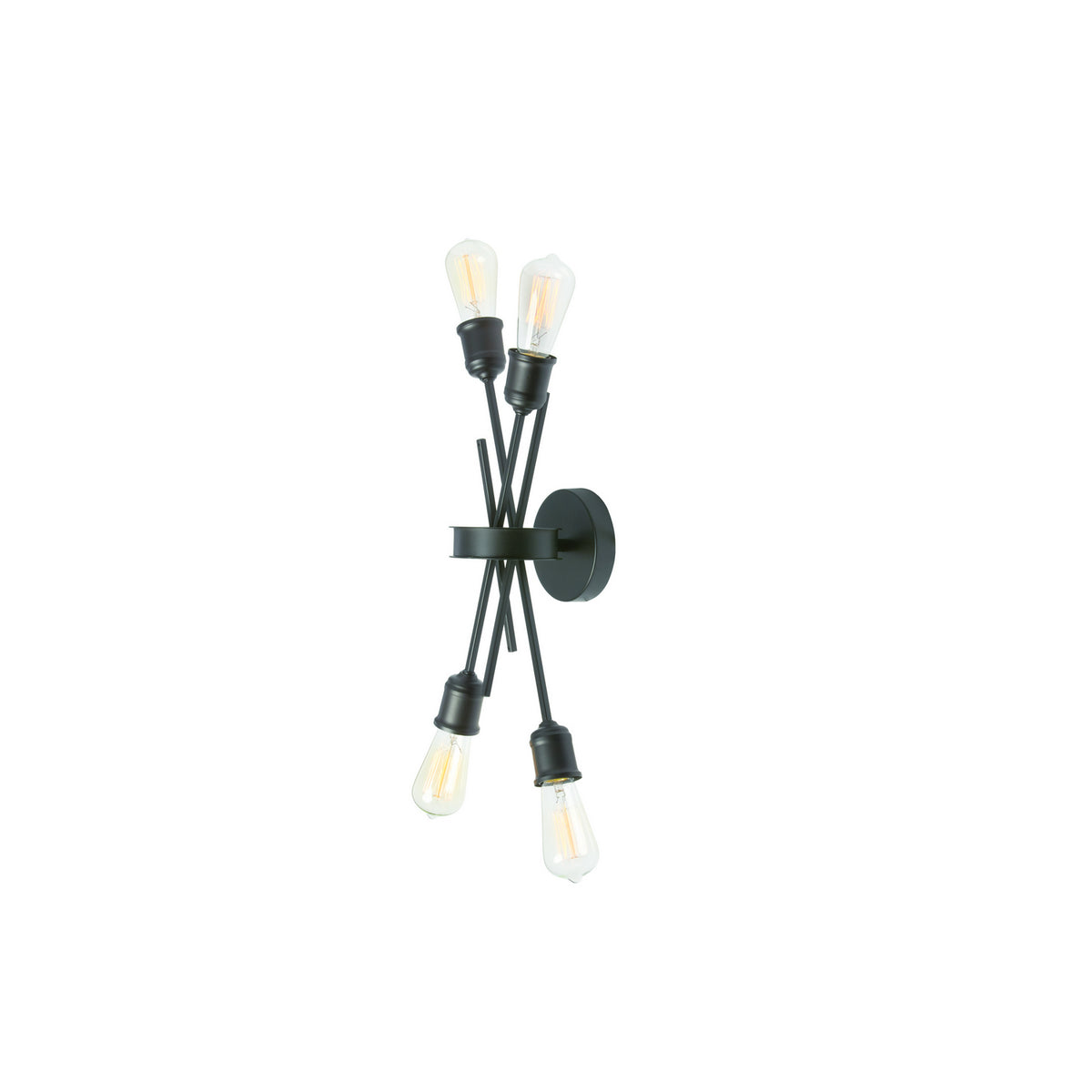 Applique murale Nebraska Noir / Espresso – Dainolite