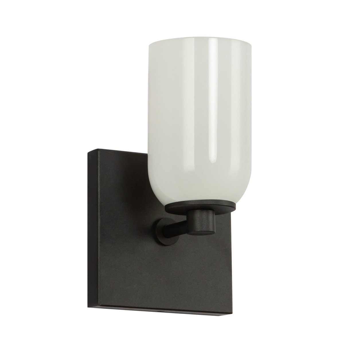 Murale Nola - Verre d'opale noir / brillant 9" by Kuzco Lighting | Luminaires & cie
