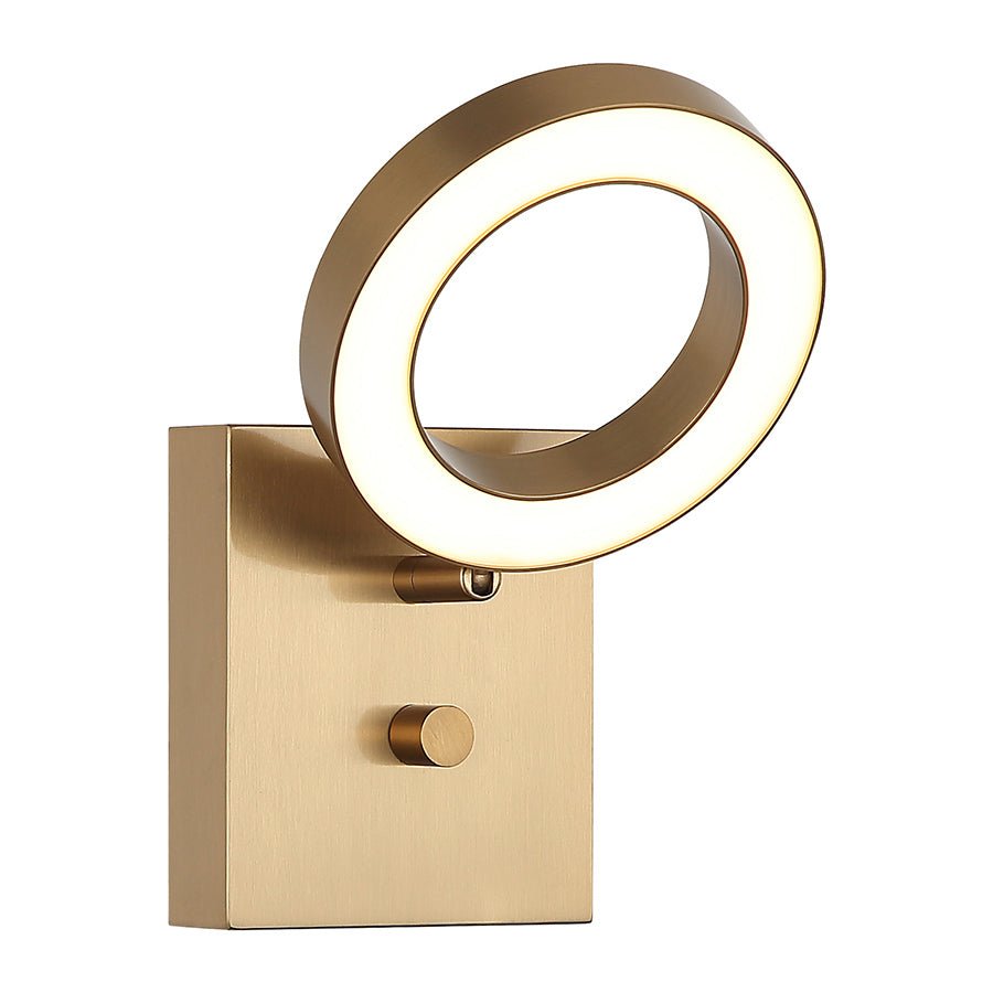 Murale Realm - Laiton d'or âgé 5 1/8" by Matteo Lighting | Luminaires & cie