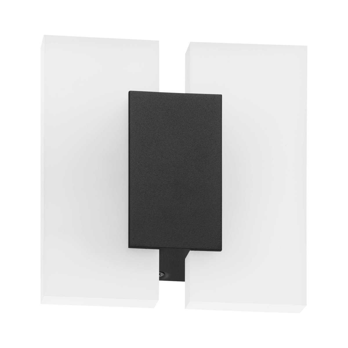 Murale rectangulaire Metrass 2 - Noir by Eglo | Luminaires & cie