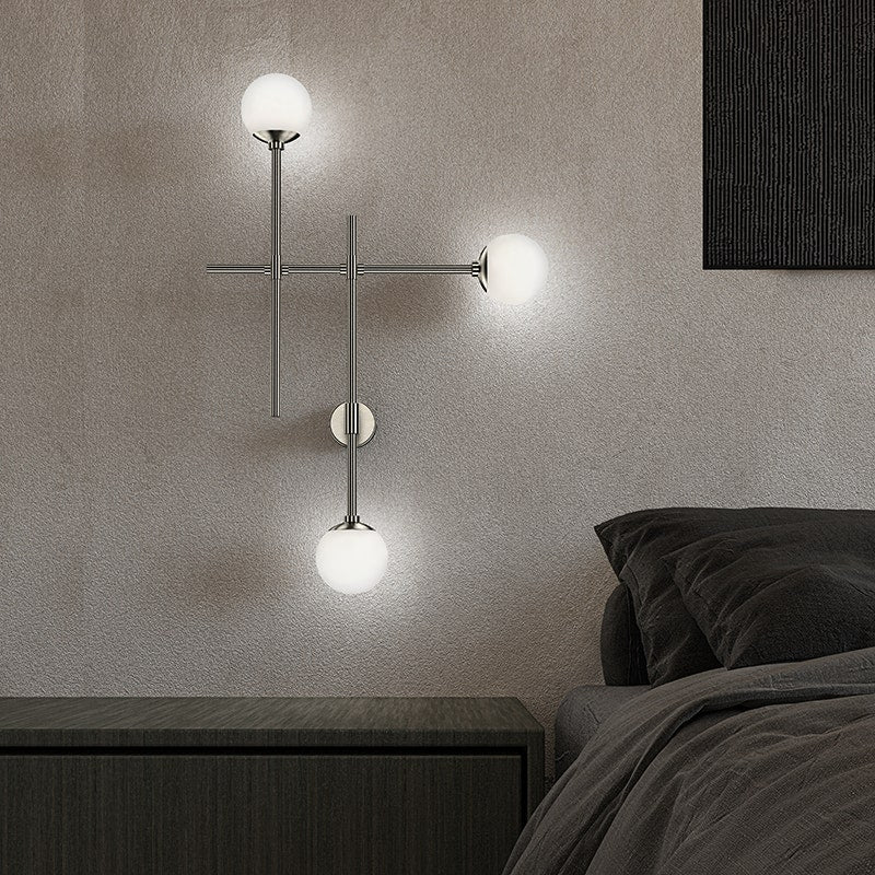Murale Sabon - Nickel satiné 12.25" by Sonneman | Luminaires & cie