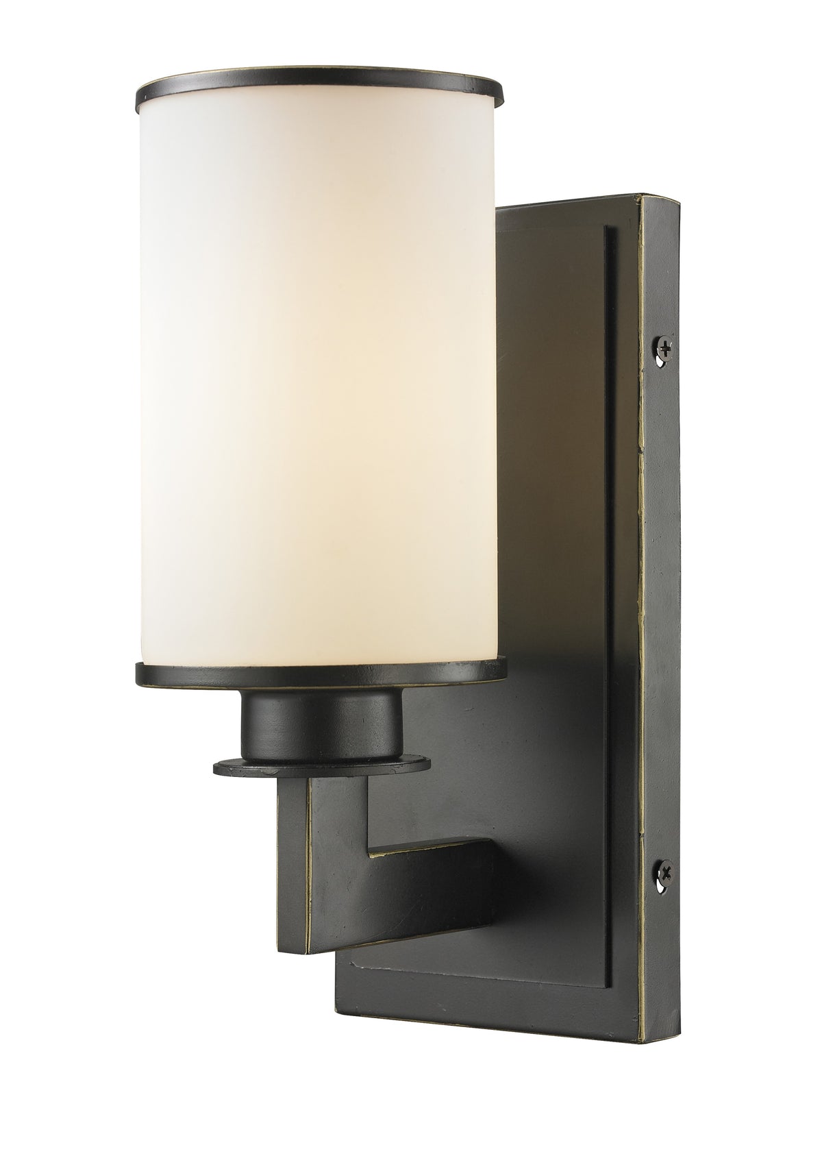 Applique murale Savannah Bronze vieilli, Opale mate – Z-Lite