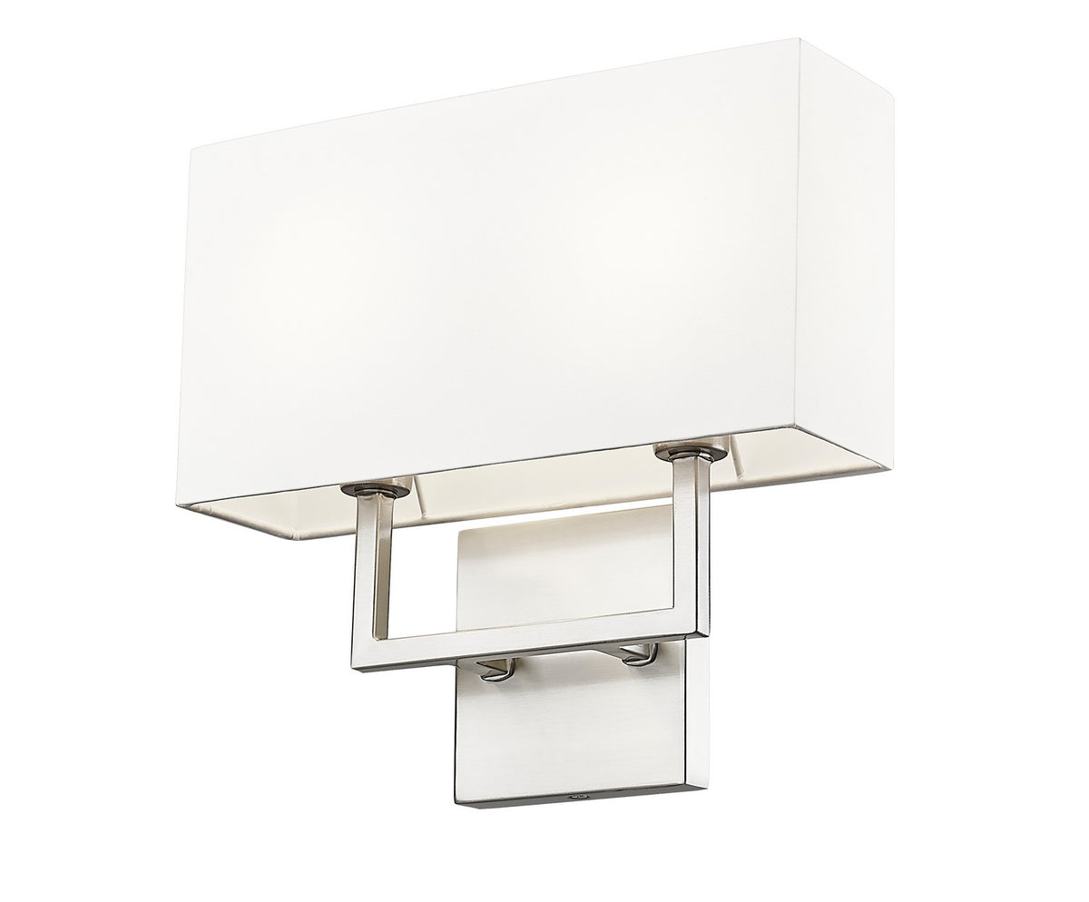 Applique murale Saxon Nickel brossé, 12" – vue 2