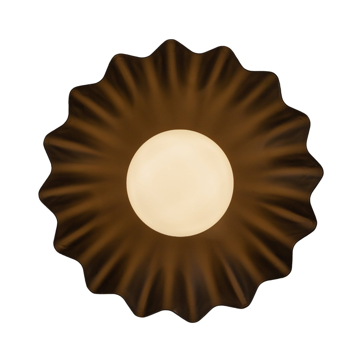 Murale Soleil - Verre noir / opale mat by Alora Lighting | Luminaires & cie