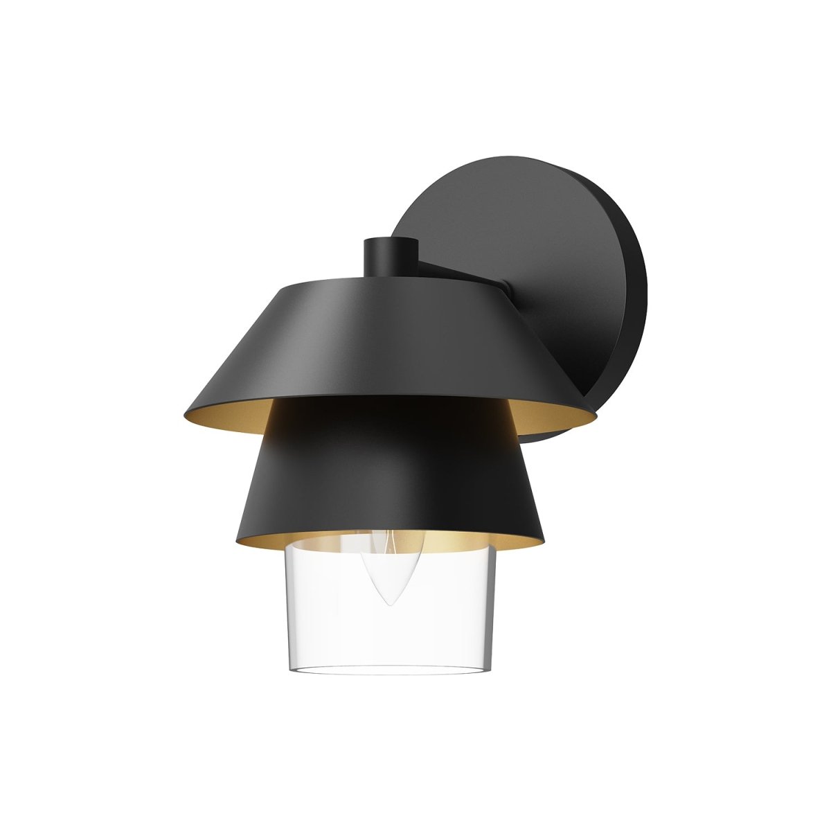 Murale Tetsu - Verre noir / transparent by Alora Lighting | Luminaires & cie