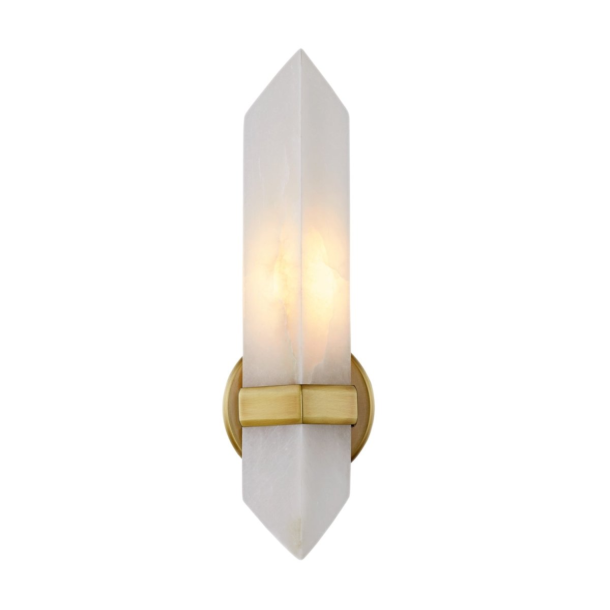 Murale Valencia - Laiton / albâtre vintage 1 by Alora Lighting | Luminaires & cie