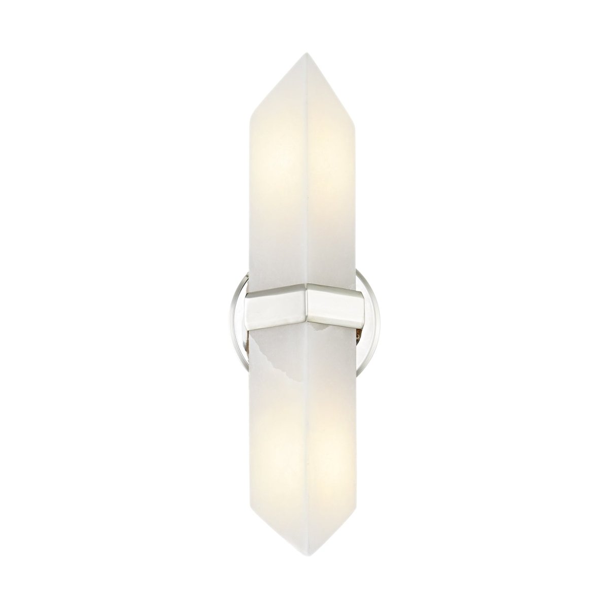Murale Valencia - Nickel / albâtre poli 2 by Alora Lighting | Luminaires & cie