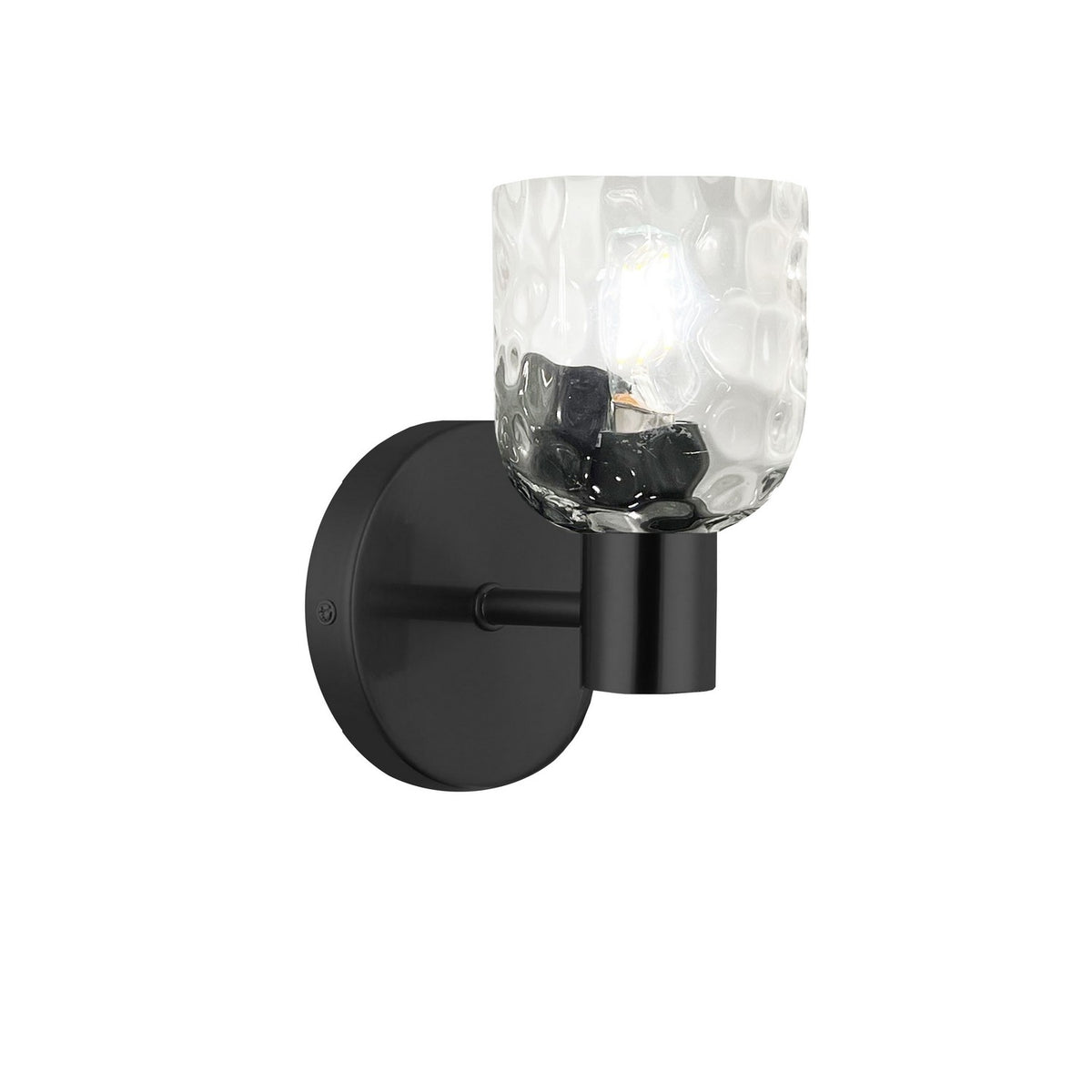 Applique murale Vallora nombre ampoules 1, Noir mat – vue 2